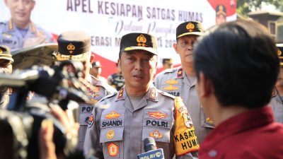 Polri Gelar Pasukan Kesiapan Satgas Humas Dalam Pengamanan Pemilu 2024