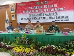 Polsek Kalideres Silaturahmi dengan 3 Pilar Kecamatan Kalideres untuk Mewujudkan Pemilu Aman dan Damai