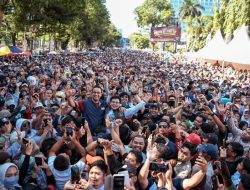 Sejuta Lebih Massa Hadir Untuk Mendukung Anies Baswedan