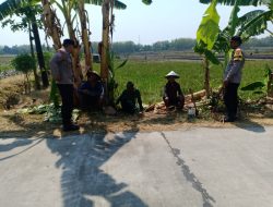 Bhatarling Polsek Karanganyar, Patroli Dialogis Dengan Petani