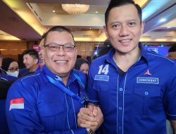 Muhammad Kadafi bersama Ketua Umum Partai Demokrat AHY