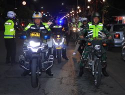 Polres Ngawi Gelar Patroli Skala Besar Menjelang Pemilu 2024