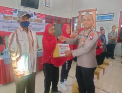 Polres Ngawi Gelar Bakti Kesehatan dan Salurkan 100 Bansos Serta 57 Santunan Anak Yatim