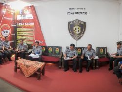 Tindaklanjuti hasil monev, Lapas Kediri rapat internal