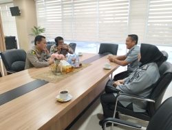 Bersilaturahim, Lapas Kediri Berkunjung ke Rumah Sakit Bhayangkara Kediri