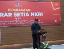 Tiga Napiter Jaringan JAD dan JI di Lapas Kediri Ikrar Setia NKRI