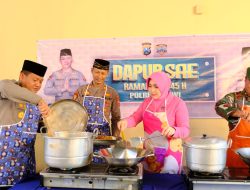 Nasi Kotak Hasil Olahan Dapur SAE Polres Ngawi Dibagikan ke Masyarakat Paron