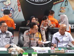Polda Metro Jaya Bersama Bea dan Cukai Tangkap Pelaku Peredaran Gelap Narkoba Jaringan Internasional