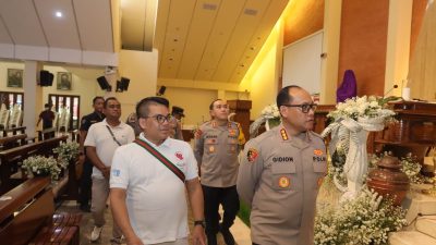 Memperingati Jumat Agung Kapolres Metro Jakarta Utara Lakukan Pengecekan Gereja