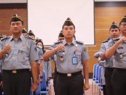 Lapas Kediri Hadiri Apel Kesiapan Pengamanan Hari Raya Idul Fitri 1445 H