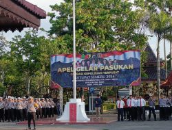 Apel Gelar Pasukan Ops Ketupat Semeru 2024, Dilaksanakan di Halaman Pendopo Kabupaten Ngawi