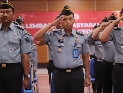 Lapas Kediri dalam Acara Zoom Apel Pegawai dan Halal Bihalal Idul Fitri