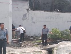 Lapas Kediri Bersinergi dengan Dinas PUPR Kota Kediri Berencana Tinggikan Tembok Keliling