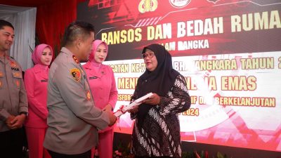 Sambut Hari Bhayangkara Ke-78 Polda Metro Jaya Gelar Bansos Dan Bedah Rumah