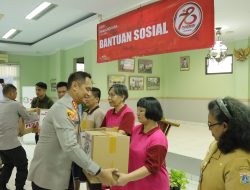 Polres Jakbar Gelar Bakti Sosial di Panti Sosial Binalaras Harapan Sentosa 3