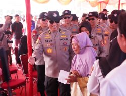SSDM Polri Gelar Bakti Sosial Dalam Rangka Hari Bhayangkara ke-78 di Lahan Pusat Pembinaan SDM UNGGUL Polri