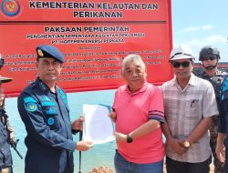 KKP Hentikan Kegiatan Pemanfaatan Ruang Laut Ilegal PT HEP di Konawe Selatan