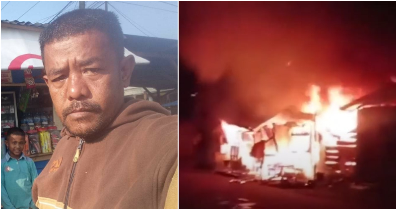 Terbakar? Dibakar?