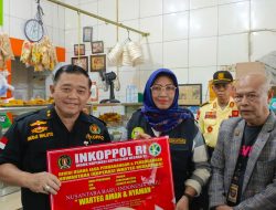 Jalin Kerjasama Penyedia Bahan Baku, Kowantara – Inkoppol Pasang Stiker di Warteg Warmo Tebet