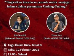 Menolak RUU KUHAP, GPMN FH Universitas Trisakti Ajak Mahasiswa Kawal Kebijakan Hukum