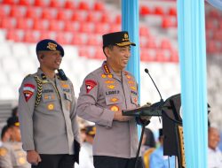 Pimpin Apel Ojol-Buruh di Sumsel, Kapolri Tekankan Jaga Persatuan hingga Stabilitas Nasional