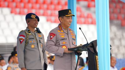 Pimpin Apel Ojol-Buruh di Sumsel, Kapolri Tekankan Jaga Persatuan hingga Stabilitas Nasional