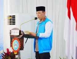 Kapolri Jenderal Listyo Sigit Prabowo menghadiri silaturahmi dan safari Ramadhan bareng KSPSI di Surabaya, Jawa Timur