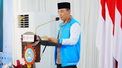 Kapolri Jenderal Listyo Sigit Prabowo menghadiri silaturahmi dan safari Ramadhan bareng KSPSI di Surabaya, Jawa Timur
