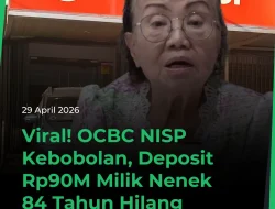 OCBC NISP Hilangkan Deposito Rp90 Milliar Milik Nenek 84 Tahun
