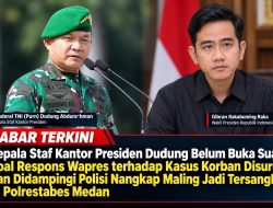 Kepala Staf Kantor Presiden Dudung Belum Buka Suara Soal Respons Wapres terhadap Kasus Korban Disuruh dan Didampingi Polisi Nangkap Maling Jadi Tersangka di Polrestabes Medan