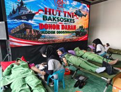 Sambut HUT TNI ke-81, Kodim Ngawi Gelar Bakti Sosial Donor Darah