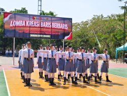 Tumbuhkan Nasionalisme dan Disiplin, Kodim Ngawi Gelar Lomba Kreasi Baris-Berbaris Dalam Rangka HUT TNI Ke 81