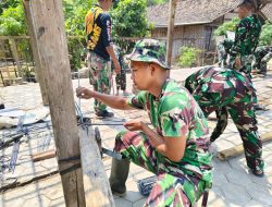 Wujud Nyata TNI Manunggal dengan Rakyat, TMMD ke-130 Kodim Ngawi Sasar Pembangunan Infrastruktur di Desa