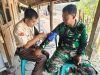 Tak Kenal Lelah, Vredi Anggota ASN Polkes 05/V Ngawi Berikan Pelayanan Kesehatan Gratis di Lokasi TMMD ke-130